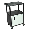 AV CART 3 SHELVES W/ CABINET