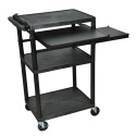 AV CART W/ 3 SHLVES, ELECTRIC