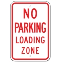 NO PARKING LOADING ZONE