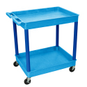 LARGE TUB CART W/ 2 SHELVES