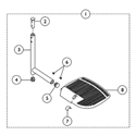 PIVOT SLIDE TUBE W/ FOOTPLATE
